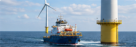 Offshore wind support vessel